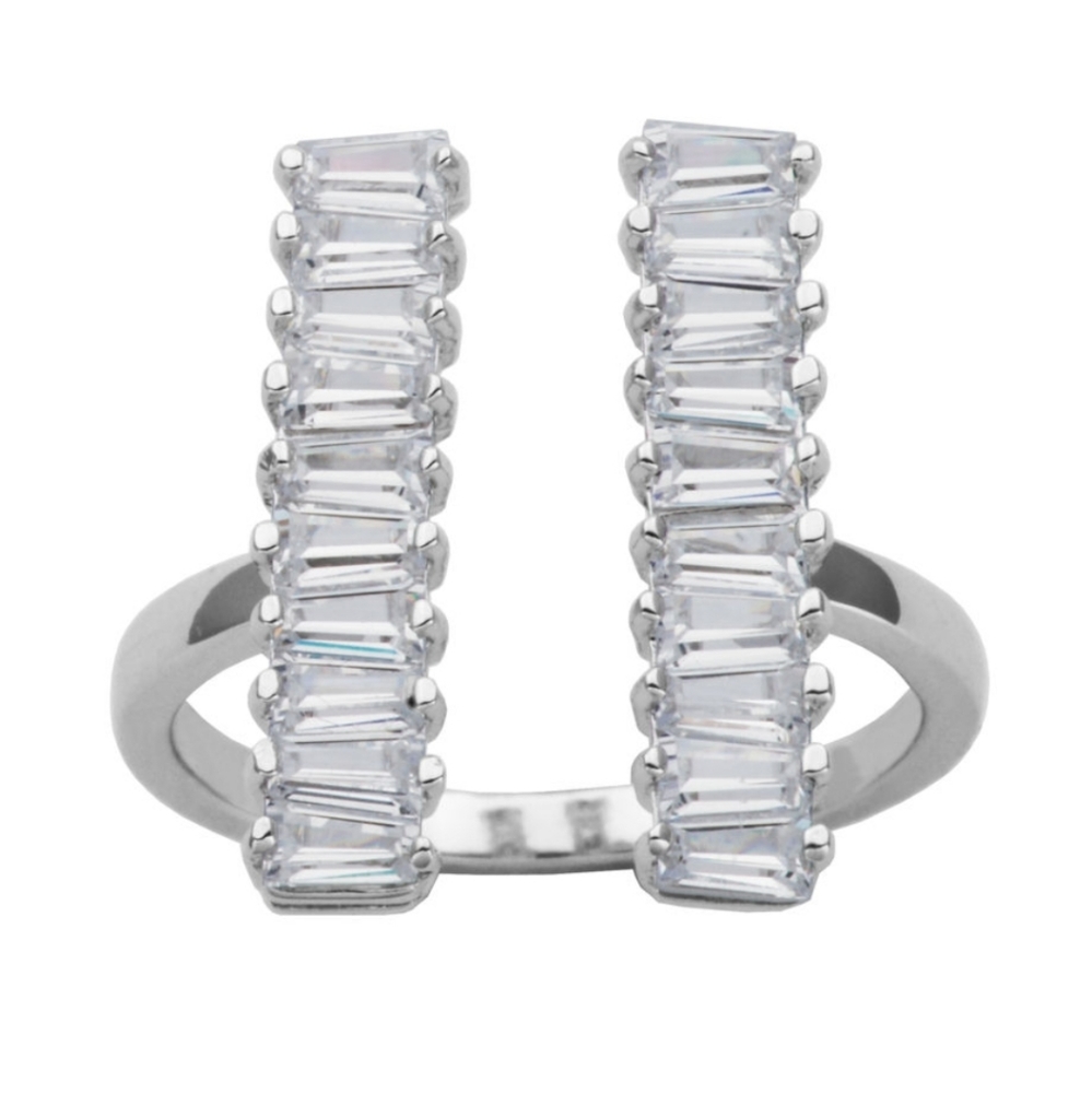 NIB - 💎 DiamonArt Sterling Silver CZ Ring